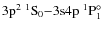 $\rm 3p^2 ~^1S_0 {-} 3s4p ~^1P^{\circ}_1 $