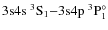 $\rm 3s4s ~^3S_1 {-} 3s4p ~^3P^{\circ}_1 $