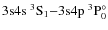 $\rm 3s4s ~^3S_1 {-} 3s4p ~^3P^{\circ}_0 $