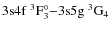 $\rm 3s4f ~^3F^{\circ}_3 {-} 3s5g ~^3G_4 $