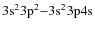 $\rm 3s^23p^2 {-} 3s^23p4s$