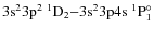 $\rm 3s^23p^2 ~^1D_2{-}
3s^23p4s~^1P^{\circ}_1$