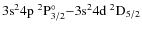 $\rm 3s^24p ~^2P^{\circ}_{3/2}{-} 3s^24d~^2D_{5/2}$