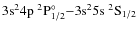 $\rm 3s^24p ~^2P^{\circ}_{1/2}{-} 3s^25s~^2S_{1/2}$