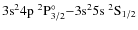 $\rm 3s^24p ~^2P^{\circ}_{3/2}{-} 3s^25s~^2S_{1/2}$