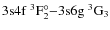 $\rm 3s4f ~^3F^{\circ}_2 {-} 3s6g ~^3G_3$