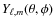 $Y_{\ell,m} (\theta,\phi)$