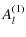 $\displaystyle A_{l}^{\left(1\right)}$