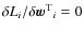 $\delta L_i/\delta {\vec w^{\rm T}}_i=0$
