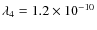 $\lambda_4=1.2\times 10^{-10}$