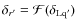 $\delta_{r'}={\cal F}(\delta_{\rm Lq'})$