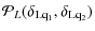 $\displaystyle {\cal P}_L(\delta_{\rm Lq_1},\delta_{\rm Lq_2})$