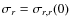 $\sigma_r=\sigma_{r,r}(0)$