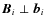 $\vec{B}_{i}\perp \vec{b}_{i}$