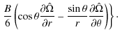 $\displaystyle \left. \frac{B}{6}\left(\cos\theta\frac{\partial\hat{\Omega}}{\pa...
...c{\sin\theta}{r}\frac{\partial\hat{\Omega}}{\partial\theta}\right)\right\}\cdot$
