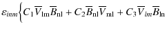 $\displaystyle \varepsilon_{inm}\Big\{ C_{1}\overline{V}_{\rm lm}\overline{B}_{\...
...ne{B}_{\rm nl}\overline{V}_{\rm ml}+C_{3}\overline{V}_{lm}\overline{B}_{\rm ln}$