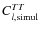 $C^{TT}_{l,{\rm simul}}$