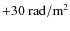 $+30~{\rm rad/m}^2$