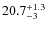 $\rm 20.7^{+1.3}_{-3}$