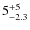 $\rm 5^{+5}_{-2.3}$