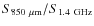 $S_{850~\mu{\rm m}} /S_{1.4~{\rm GHz}}$