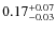 $0.17^{\rm +0.07}_{-0.03}$