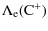 $\displaystyle \Lambda_{\rm e}({\rm C^+})$