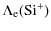 $\displaystyle \Lambda_{\rm e}({\rm Si^+})$