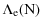 $\displaystyle \Lambda_{\rm e}({\rm N})$