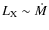 $\ensuremath{L_{\rm X}}\sim\ensuremath{\dot M} $