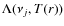 $\Lambda(\nu_j,T(r))$