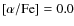 $[\alpha/{\rm Fe}]=0.0$