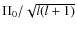 $\Pi_0/\sqrt{l(l+1)}$