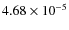 $4.68\times 10^{-5}$