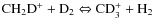 ${\rm CH_2D^+ + D_2 \Leftrightarrow CD_3^+ + H_2}$