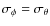 $\sigma_\phi=\sigma_\theta$