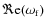 $\Re{\rm e}(\omega_{\rm f})$