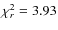 $\chi_r^{2}=3.93$