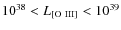 $10^{38}<L_{\rm [O~III]}<10^{39}$