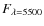 $F_{\lambda =5500}$