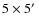 $5\times 5\hbox{$^\prime$ }$