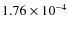 $1.76\times10^{-4}$