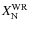 $X_{{\rm N}}^{{\rm WR}}$