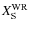 $X_{{\rm S}}^{{\rm WR}}$