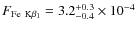$F_{{\rm Fe\ K}\beta_1}=3.2_{-0.4}^{+0.3}\times 10^{-4}$