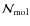 $\mathcal{N}_{\rm
mol}$