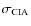 $\sigma_{\rm CIA}$