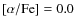 $[\alpha /{\rm Fe}]=0.0$