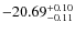 $-20.69^{{\rm + 0.10}}_{{\rm -0.11}}$