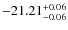 $-21.21^{{\rm + 0.06}}_{{\rm -0.06}}$